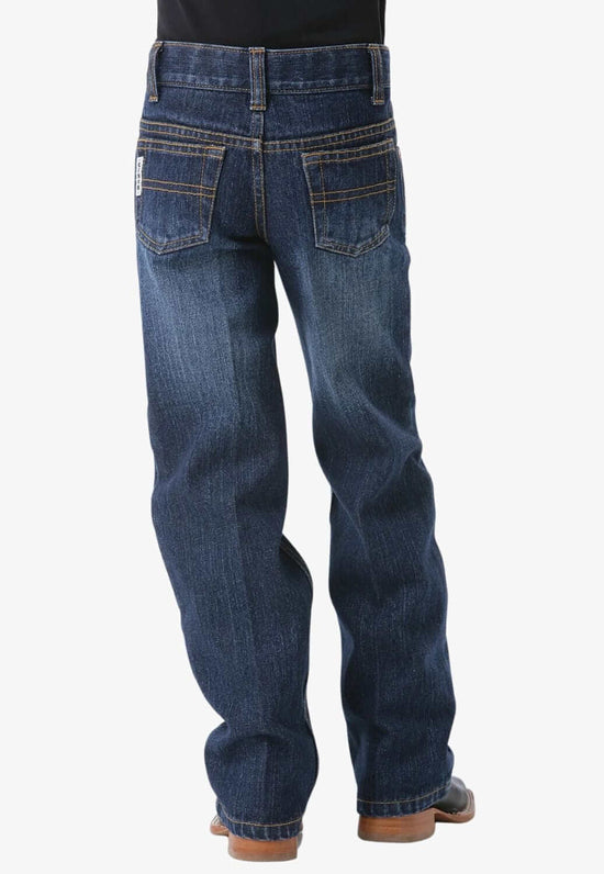 Boy's Cinch White Label Dark Stonewash Jeans- Junior